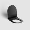 Clou Hammock CL040606021 thin toilet seat with lid matt black