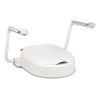 Etac Hi-Loo 803013172 toilet seat with lid 10cm and armrests white