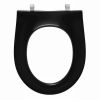 Pressalit Objecta Pro 989111-DF7999 WC-Sitz ohne Deckel schwarz Polygiene