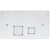Pure RVS 316 Serie RV1750 flush plate Geberit square stainless steel