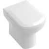 Villeroy en Boch Sentique 98M8Q101 toiletzitting met deksel wit *niet meer leverbaar*