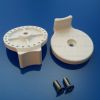 Pressalit A9807 verstelbare geleide buffer met borgschroef wit (2 st)