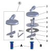 Ideal Standard Connect EV286AA set van 2 scharnieren chroom