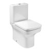 Roca Dama Compact 780178C004 toiletzitting met deksel wit