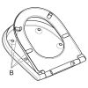 Villeroy en Boch O.Novo Vita 9M676101 toiletzitting met deksel wit