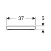Geberit 300 Basic S8H51108000G toiletzitting met deksel wit