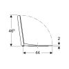 Geberit 300 Basic S8H51108000G toiletzitting met deksel wit