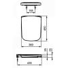 Ideal Standard Mia J469701 toiletzitting met deksel wit