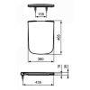 Ideal Standard Mia J505801 toiletzitting met deksel wit