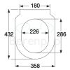 Villeroy en Boch Subway 2.0 Slimseat 9M78S1R2 toiletzitting met deksel wit (Star White CeramicPlus) *niet meer leverbaar*
