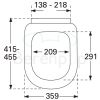 Villeroy en Boch Subway 9M55Q1R2 toiletzitting met deksel wit (Star White CeramicPlus) *niet meer leverbaar*