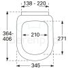 Villeroy en Boch Subway Compact 9M66Q1R2 toiletzitting met deksel wit (Star White CeramicPlus) *niet meer leverbaar*