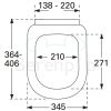 Villeroy en Boch Subway Compact 9M66S1R2 toiletzitting met deksel wit (Star White CeramicPlus) *niet meer leverbaar*