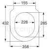 Villeroy en Boch Subway Slimseat 9M65S1R2 toiletzitting met deksel wit (Star White CeramicPlus) *niet meer leverbaar*