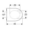 Geberit Acanto 502.719.01.1 toiletzitting met deksel wit