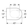 Geberit Icon 574120000 toiletzitting met deksel wit