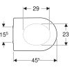 Geberit Icon 574130000 toiletzitting met deksel wit (OUTLET)