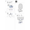 Geberit Acanto 500.605.01.2 toilet seat with lid white