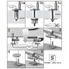 Ideal Standard Mia TV109AA set van 2 scharnieren chroom