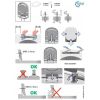 Ideal Standard Moments K8018AA set van 2 scharnieren chroom *niet meer leverbaar*