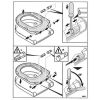 Villeroy & Boch Subway - Subway Compact - Subway 2.0 - Subway 2.0 Compact 92202400 dummy damper set for toilet seat (not soft close!)