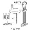 Pressalit Comfort D2 1084011-DK4999 toiletzitting met deksel wit polygiene