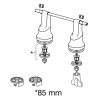 Pressalit Dania R33000 toiletzitting 50mm verhoogd met deksel wit