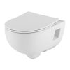 Pressalit 300 Slim 1014000-DG6999 WC-Sitz mit Deckel weiß