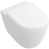 Villeroy en Boch Subway 2.0 Compact 9M69S1R2 toiletzitting met deksel wit (Star White CeramicPlus) *niet meer leverbaar*