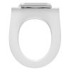 Pressalit Projecta Solid Pro 1001011-DG4925 toiletzitting zonder deksel wit polygiene