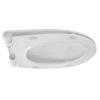 Pressalit Inspira Uni 1074000-D05999 toiletzitting met deksel wit
