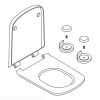 Duravit DuraStyle 0062310000 toiletzitting Vital met deksel wit