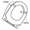 Pressalit Project 300 Pro 1194111-DH9999 toiletzitting met deksel zwart