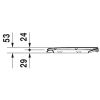 Duravit D-Code 0060390000 toiletzitting Vital met deksel wit
