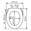 Diaqua Barbana 31166604 toiletzitting met deksel groen