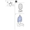 Geberit Smyle Square 500238011 toiletzitting met deksel wit