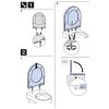 Geberit 300 Basic S8H51107000G toiletzitting met deksel wit