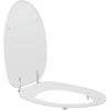 Pressalit Dania R37000-D92999 toiletzitting met deksel wit