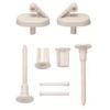 Diaqua 30400098 kinder toiletzitting met deksel edelweiss (OUTLET)