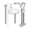 Pressalit Sway D2 994000-DF4999 toiletzitting met deksel wit