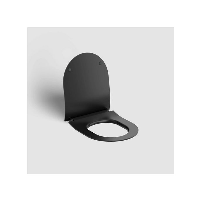 Clou Hammock CL040606021 thin toilet seat with lid matt black