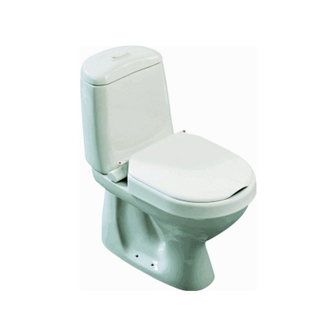 Etac Hi-Loo 80301107 toilet seat with lid 10cm fixed-mounted white