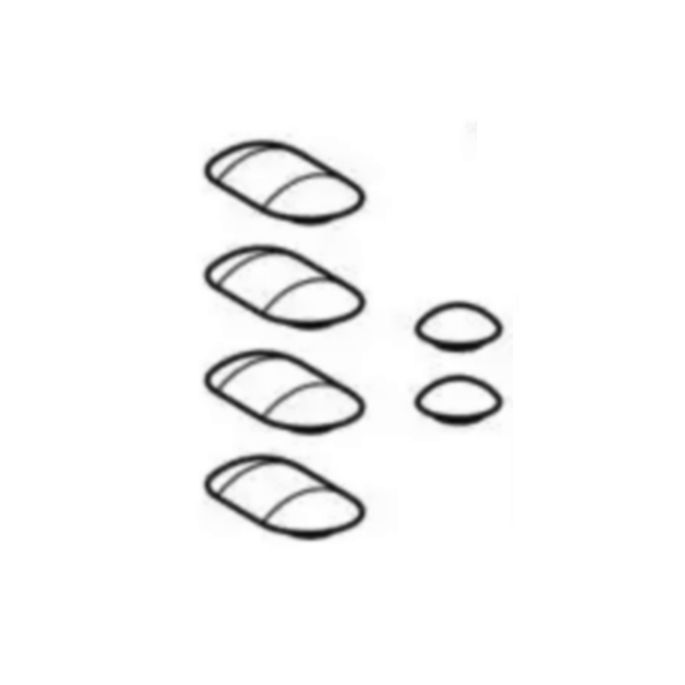Geberit Icon 243986001 buffers round and oval