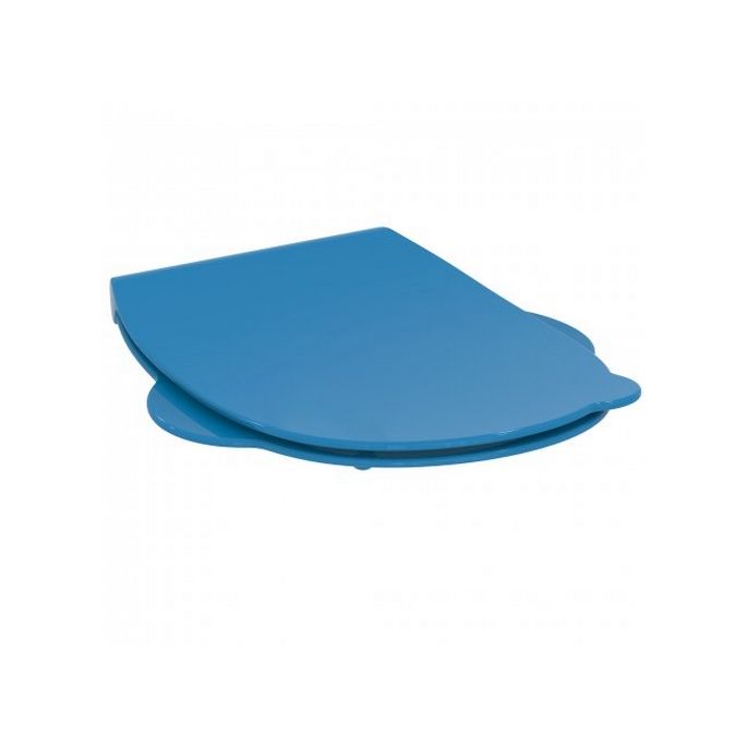 Ideal Standard Contour 21 Schools S453336 toilet seat with lid blue