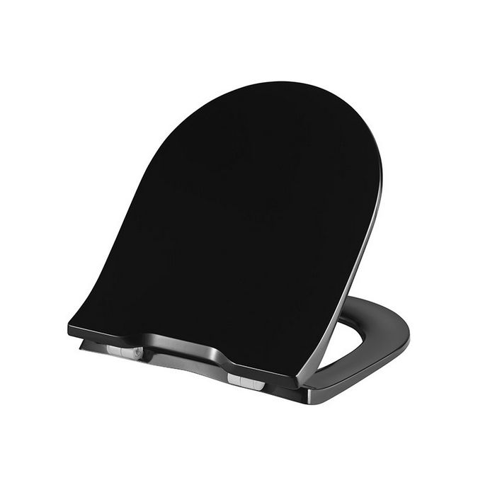 Pressalit Objecta D Pro 998111-DF7999 toilet seat with lid black polygiene