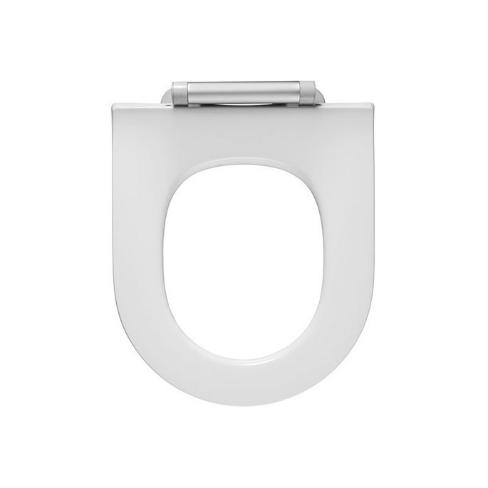 Pressalit Projecta D Solid Pro 1007011-DG4925 toilet seat without lid white polygiene
