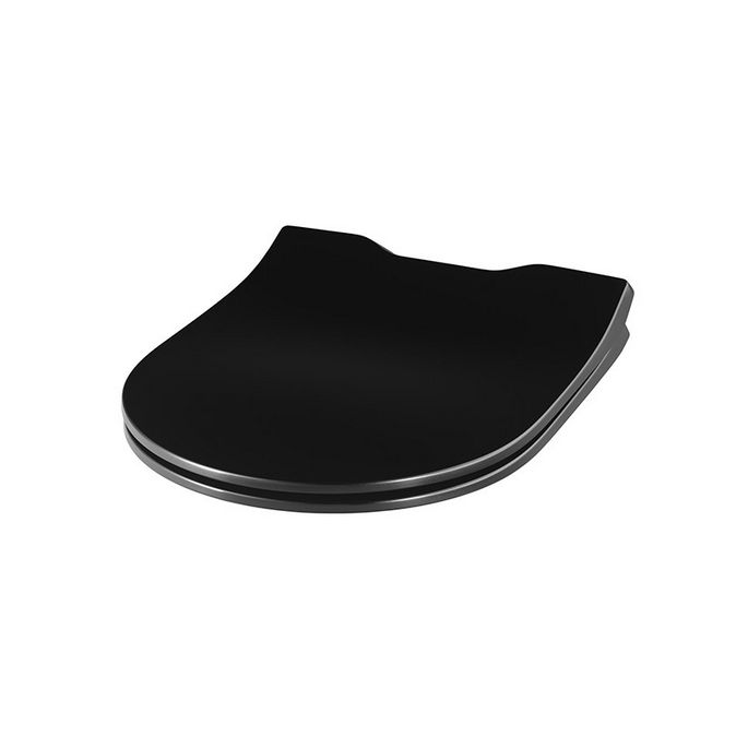 Pressalit Objecta D Pro 998111-DF7999 WC-Sitz mit Deckel schwarz Polygiene