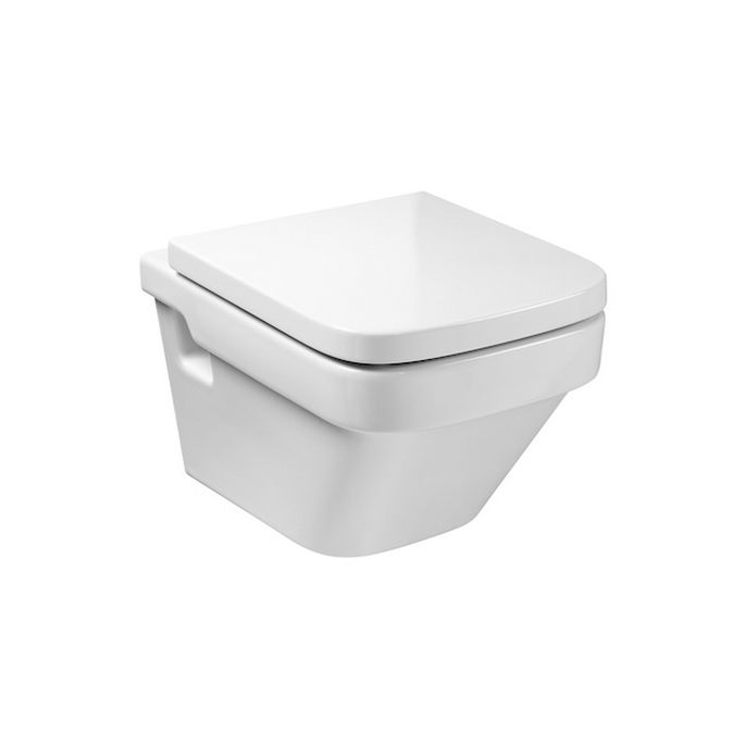 Roca Dama Compact A80178C004 toiletzitting met deksel wit