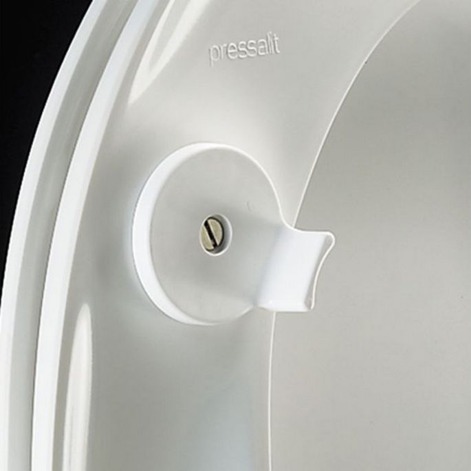 Pressalit Dania R33000 toiletzitting 50mm verhoogd met deksel wit