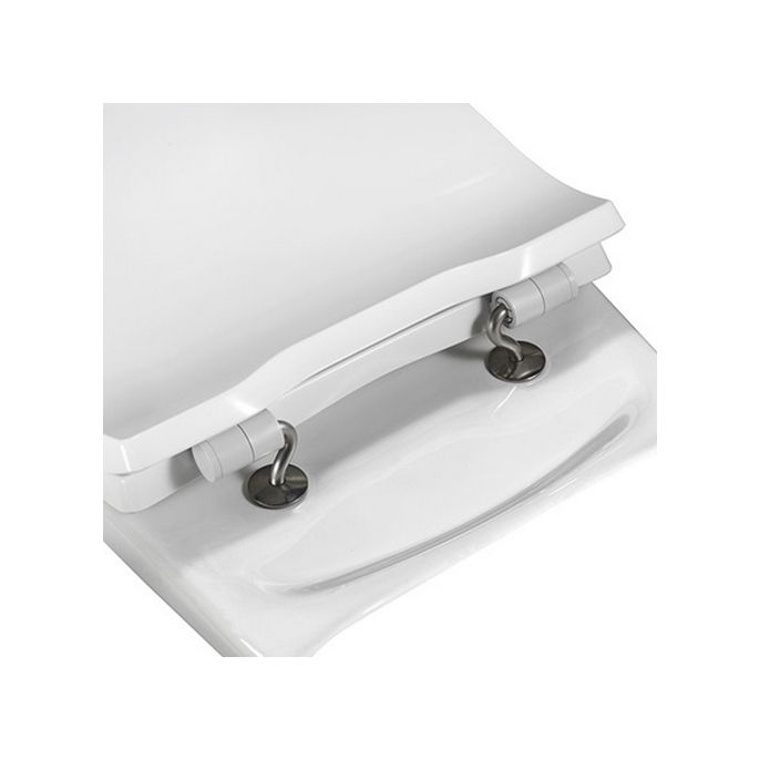 Pressalit Objecta Pro 990011-DF7999 toilet seat with lid white polygiene